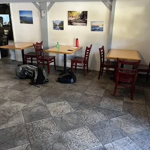 The entire dining room