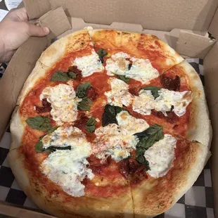 Margherita pizza