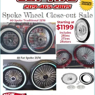 Wheel Set Clearance Sale!!