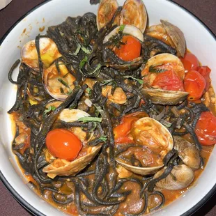 Squid Ink Spaghetti