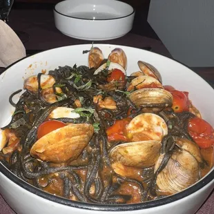 Squid Ink Spaghetti