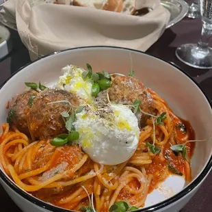 Spaghetti and Meatballs