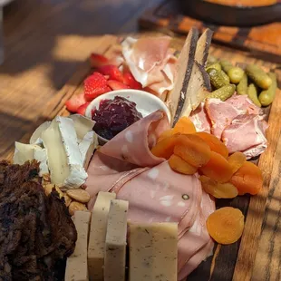 Charcuterie board. Didn&apos;t have enough crackers.