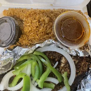 Jollof rice with fish