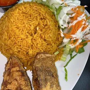Jollof Rice &amp; Fish