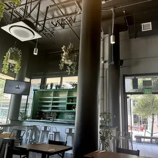 Inside of the restaurant