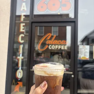 Levanta Muertos with tres leches cold foam