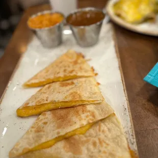 Kid's cheese quesadilla