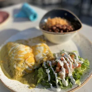 Enchiladas verdes