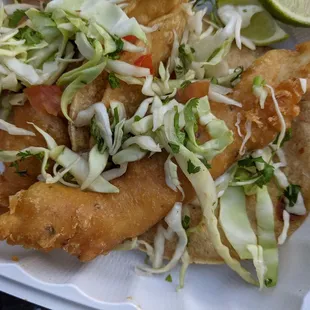 Ensenada style fish taco