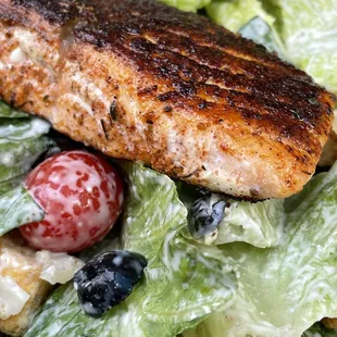 Blackened Caesar with Salmon