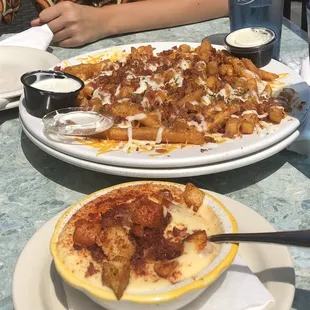 Cheese Soup Loaded French Fries