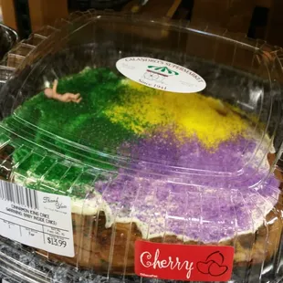 Cherry king cake at Calandro&apos;s on Perkins