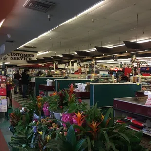 the inside of the store