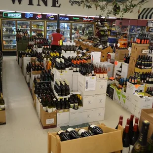 Wine, wine, and more wine.  We probably have the best international wine selection in Southeast in our little store in Mid-City.