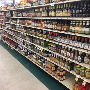 Impressive sauce selections!