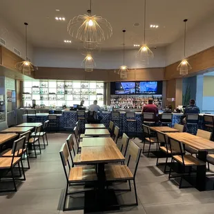 Atmosphere/plenty of seating