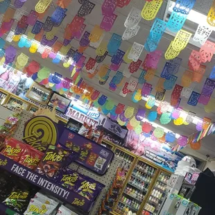 Inside the store