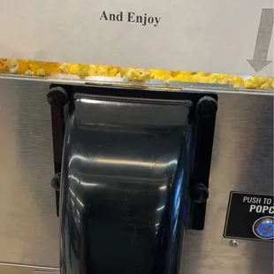free popcorn while you shop!