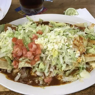 Enchiladas super rancheros
