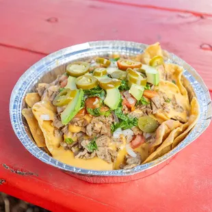 Nachos de Bistec