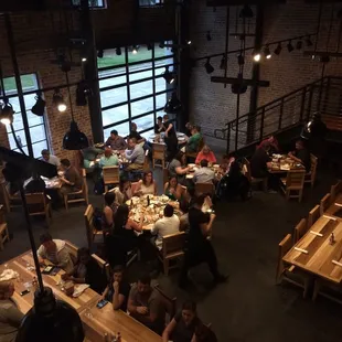 View from the upstairs section.. Looks beautiful