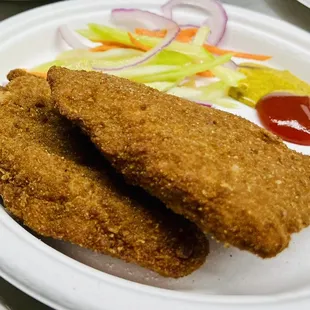 The authentic Calcutta style fish fry (cutlet)