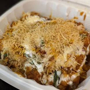 Aloo tikki chaat