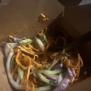 Chinese (Szechuan?) bhel