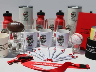 Crazy Monkey Stickers