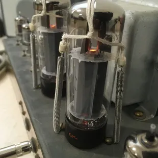 old school tube holders, 1960's Marshall Trem 50, Plexi