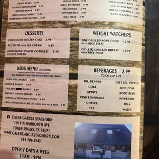 Menu 2024