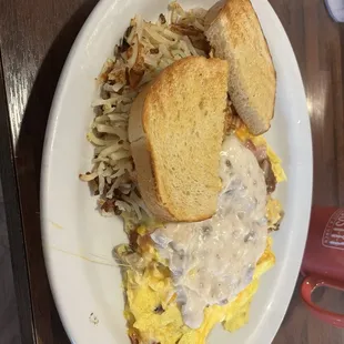 I had the classic scramble.