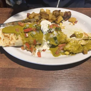 Chicken burrito