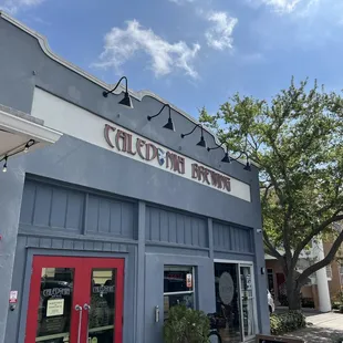 the outside of the building