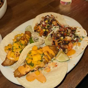 Shrimp Taco Baja Fish Taco