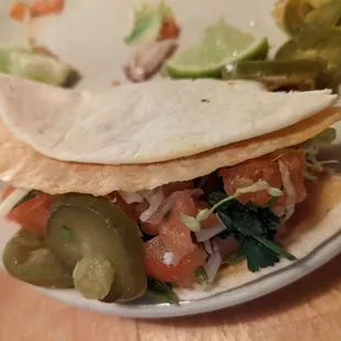 Gringo taco nacho style