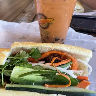 Lemongrass Beef Sandwich