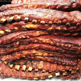 Slow Smoked Pork Ribs
