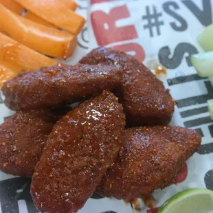 Vegetarian wings now available only at the Barrio Food Hub