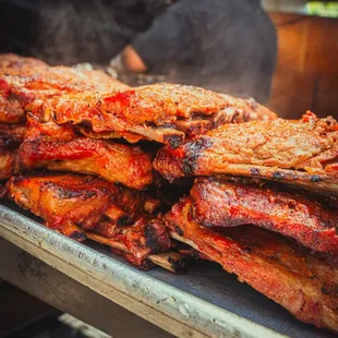 Slow Smoked Pork Ribs