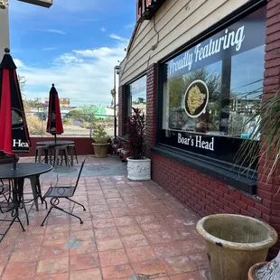 Outdoor seating