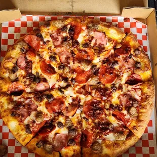 All Meat Pizza