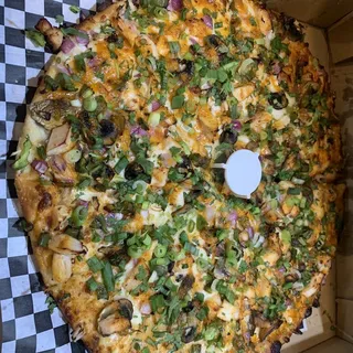 Halal Tikka Chicken Pizza
