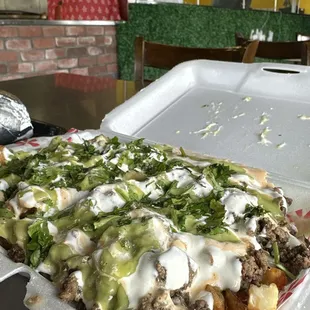 1/2 order asada fries