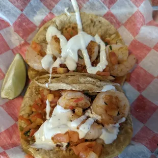 Shrimp tacos