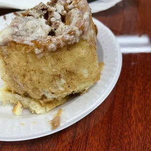 Fresh made Cinnamon Bun