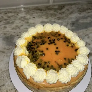 Passion fruit cheesecake