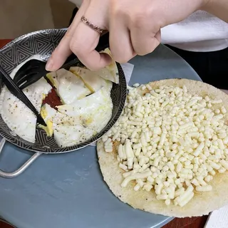 Sweet Corn Arepa with Cheese