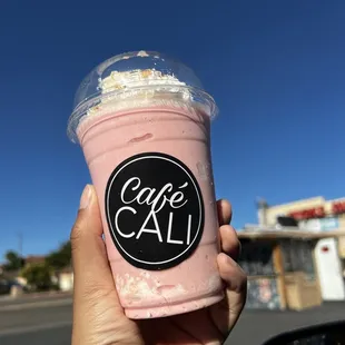 strawberry shortcake frappe